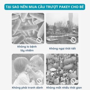 Cầu trượt Pakey lâu đài