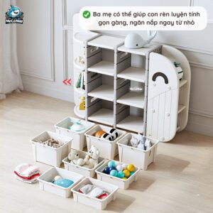Kệ để đồ Pakey hình cá voi