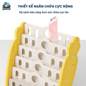 Kệ sách cho bé hình cà rốt mẫu mới