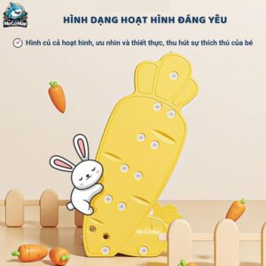 Kệ sách cho bé hình cà rốt mẫu mới