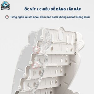 Kệ sách cho bé hình cà rốt mẫu mới
