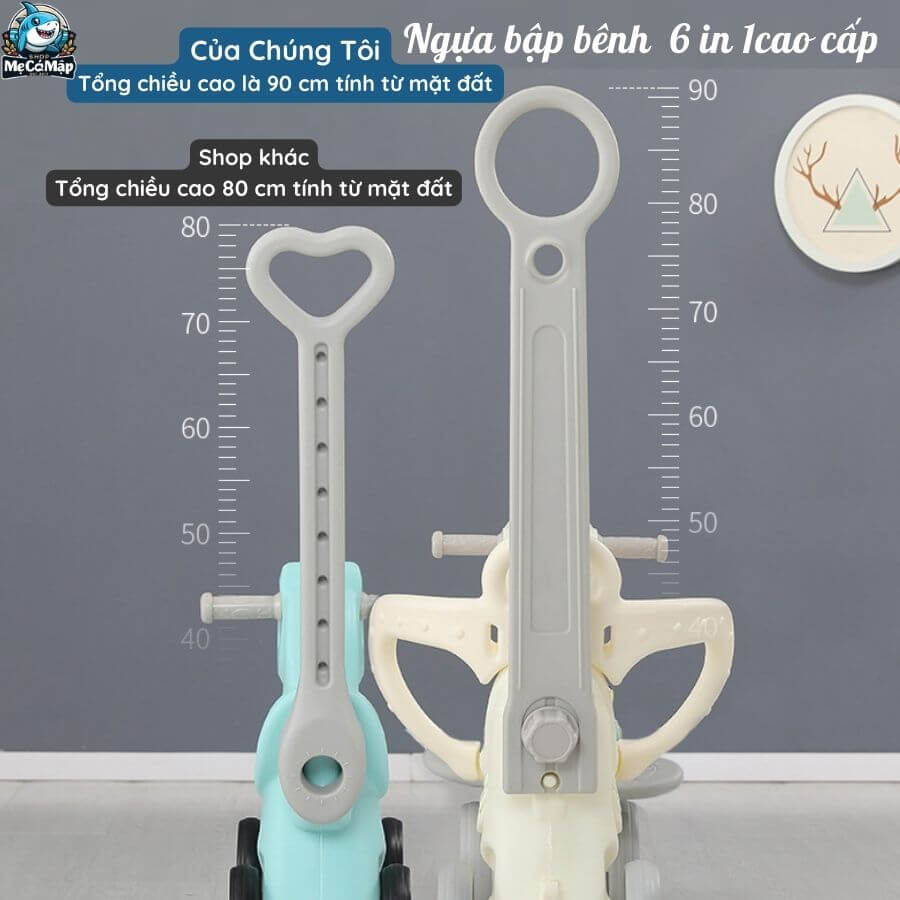 Ngựa bập bênh Pakey 6in1
