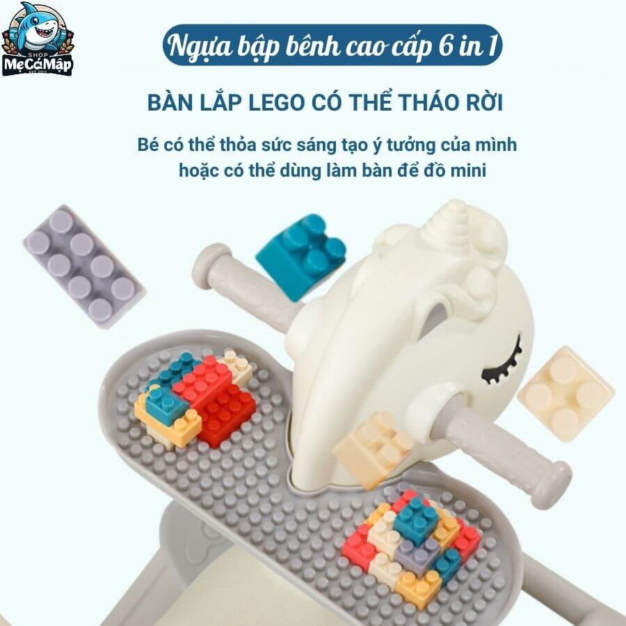 Ngựa bập bênh Pakey 6in1