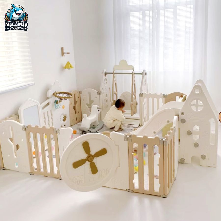 Quây cũi liên hoàn Cối Xay Gió 6 tiện ích