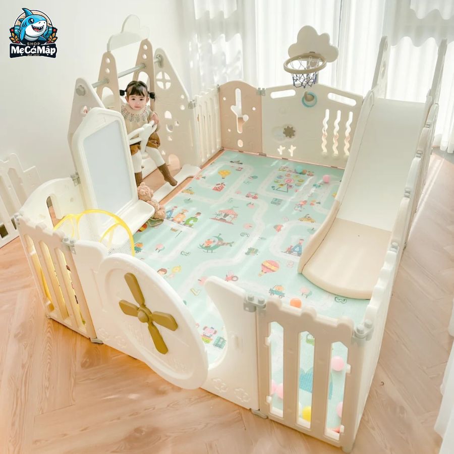 Quây cũi liên hoàn Cối Xay Gió 6 tiện ích