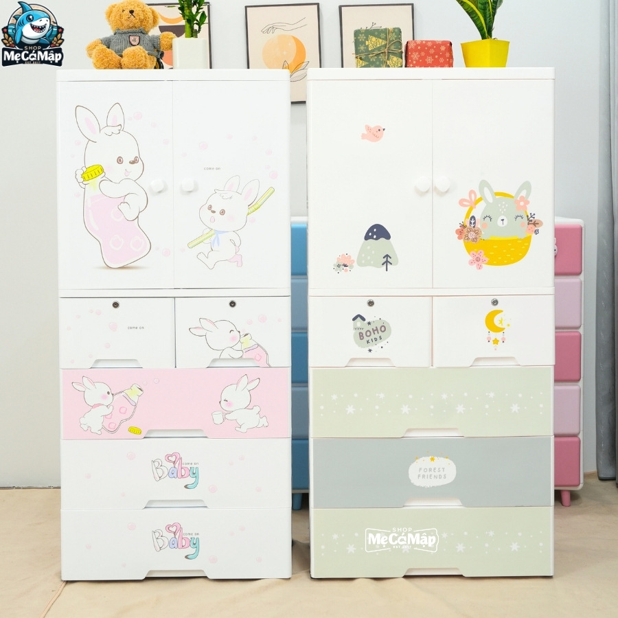 Tủ nhựa cho bé Pakey HX004