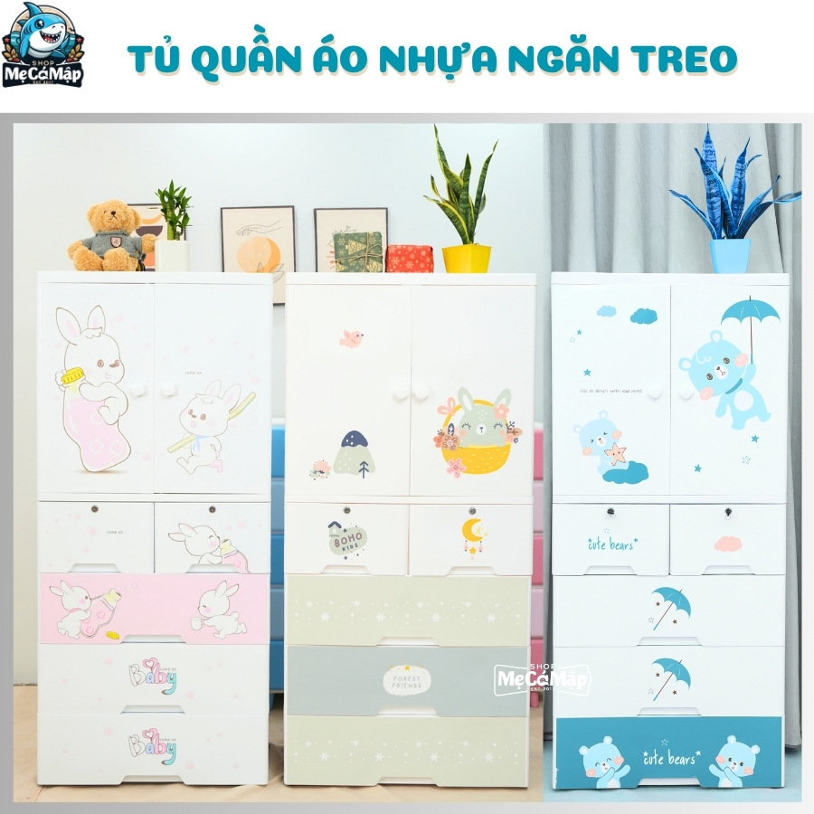 Tủ nhựa cho bé Pakey HX004
