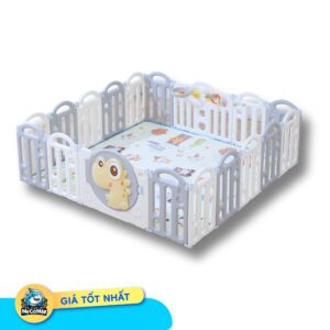 Quây cũi nhựa gấp gọn Pakey khủng long