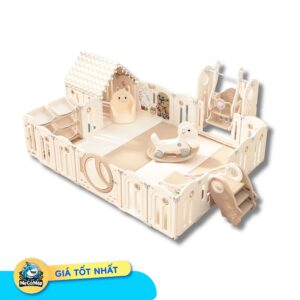 Quây cũi liên hoàn Pakey Moon House 8 tiện ích