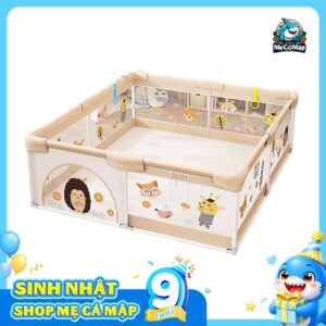 Quây cũi vải Pakey K1 màu be