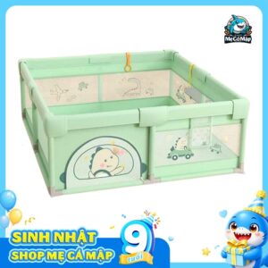 Quây cũi vải Pakey K1 màu xanh