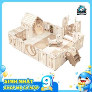 Quây cũi liên hoàn Pakey Moon House 8 tiện ích