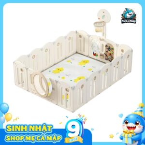 Quây cũi nhựa gấp gọn Pakey Moon House
