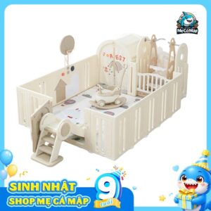 Quây cũi nhựa liên hoàn Pakey Voi Lux 2025