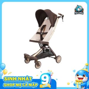 Xe đẩy gấp gọn Baobaohao V12 màu nâu