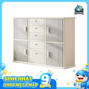 Tủ nhựa 5 ngăn 4 cánh Pakey E011
