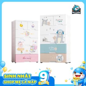 Tủ nhựa đựng đồ cho bé BG002