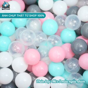 Bóng nhựa cho bé nhiều màu (7cm)