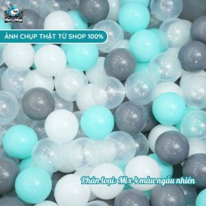 Bóng nhựa cho bé nhiều màu (7cm)