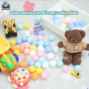 Bóng nhựa cho bé nhiều màu (7cm)