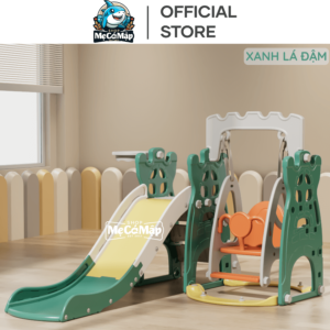 Cầu trượt xích đu Pakey chính hãng giá tốt màu xanh lá đậm