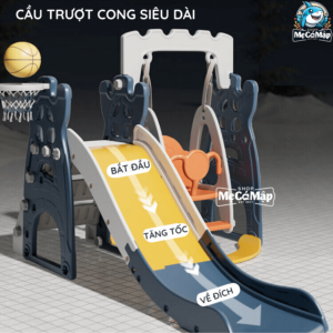 Chất liệu nhựa nguyên sinh HDPE an toàn của cầu trượt xích đu Pakey là một yếu tố quan trọng để đảm bảo an toàn và sức khỏe cho bé