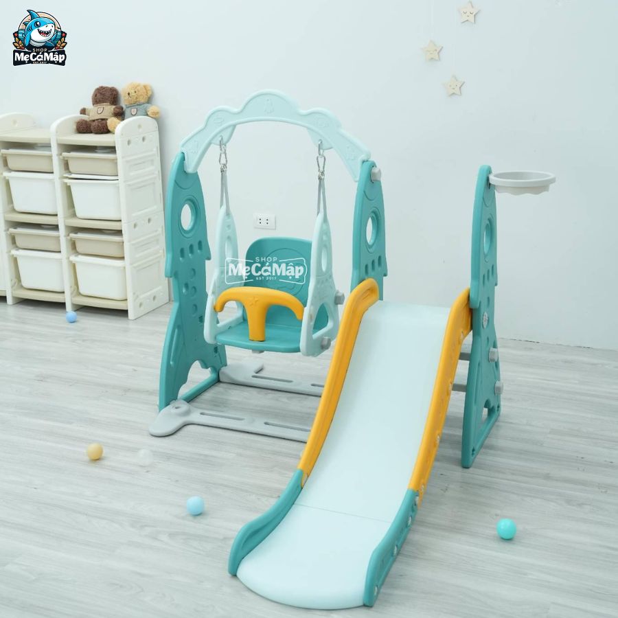 Cầu trượt xích đu tên lửa Pakey