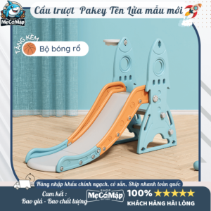 Phần cầu trượt có cấu trúc thiết kế cơ học theo hình tam giác tạo nên độ trượt xuống đều đặn