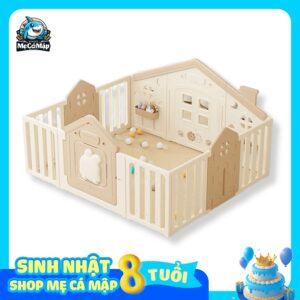 Quây cũi nhựa Pakey Happy House