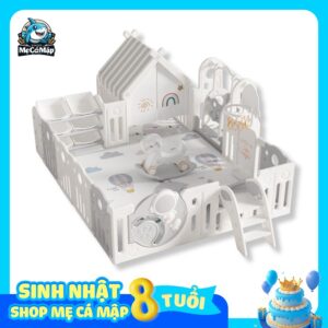 Quây cũi liên hoàn Pakey Phi Hành Gia 7 tiện ích