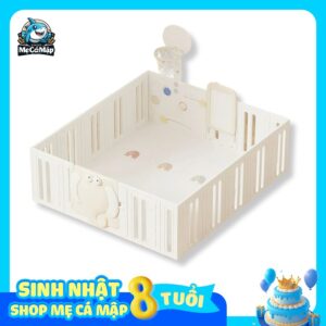 Quây cũi nhựa cho bé Pakey Voi PV01