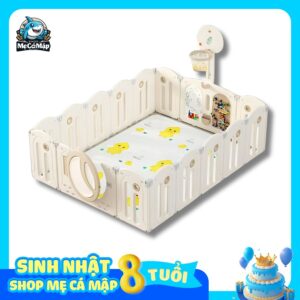 Quây cũi nhựa gấp gọn Pakey Moon House
