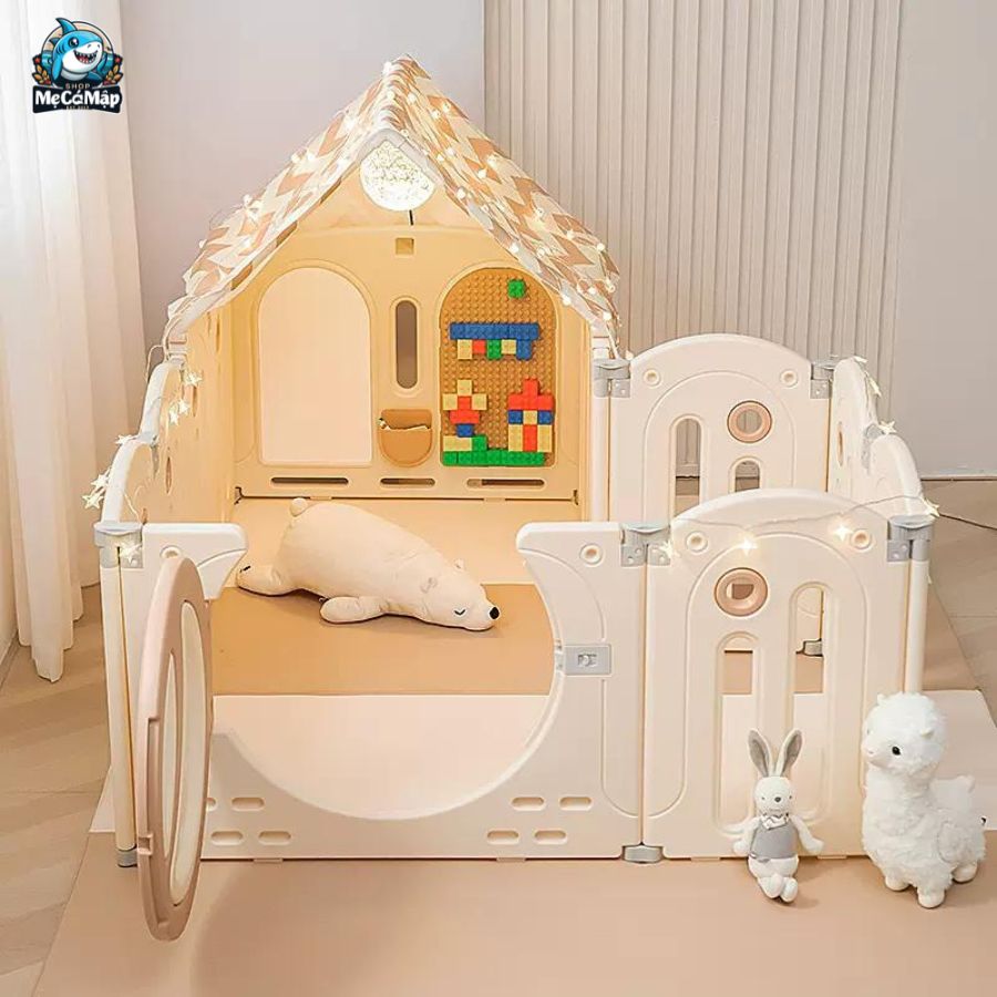 Quây cũi nhựa gấp gọn Pakey Moon House