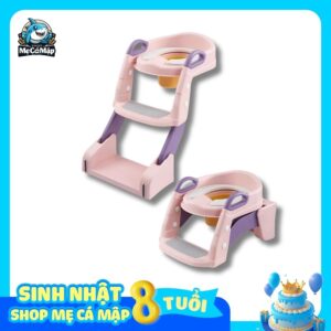 Thang bô vệ sinh cho bé 2in1