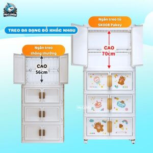 Tủ nhựa cho bé SK008
