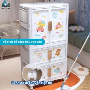 Tủ nhựa cho bé SK008