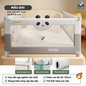 Thanh chắn giường Pakey S1 màu ghi