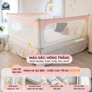Thanh chắn giường Pakey SB2 MỚI