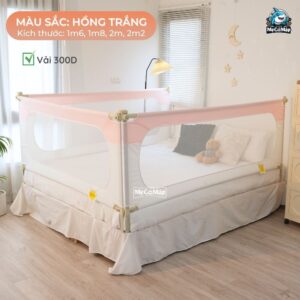 Thanh chắn giường SB2 nâng cấp màu hồng