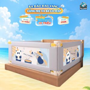 Thanh chắn giường cho bé Pakey LC1