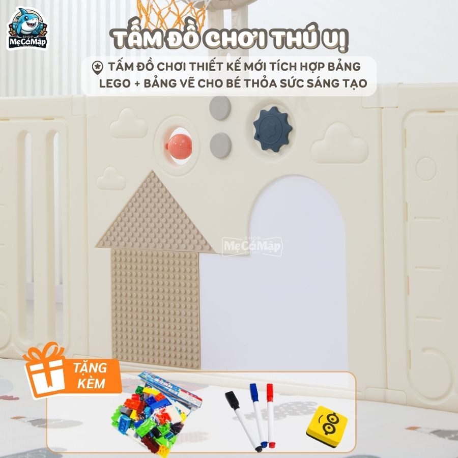 Quây cũi nhựa cho bé Pakey Voi PV01