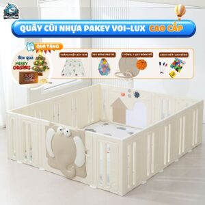 Quây cũi nhựa cho bé Pakey Voi PV01
