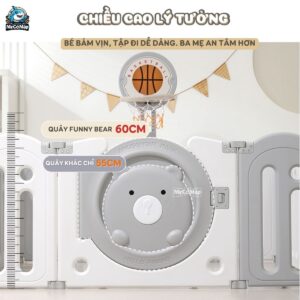 Quây cũi nhựa cho bé Funny Bear