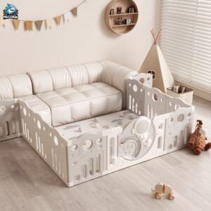 Quây cũi nhựa cho bé Pakey Phi Hành Gia QN01