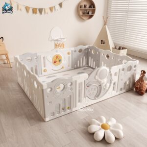 Quây cũi nhựa cho bé Pakey Phi Hành Gia QN01