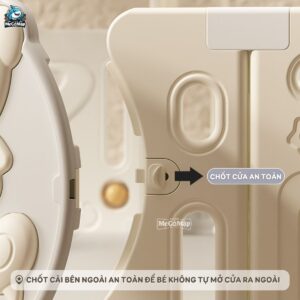 Quây cũi nhựa cho bé Pakey Phi Hành Gia QN01