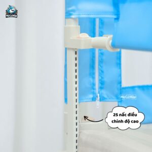 thanh chắn giường NV2 nâng cấp màu xanh