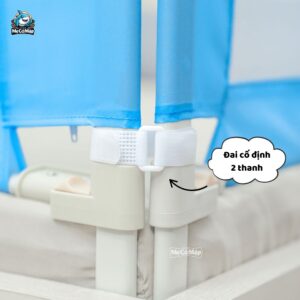 thanh chắn giường NV2 nâng cấp màu xanh