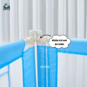 thanh chắn giường NV2 nâng cấp màu xanh