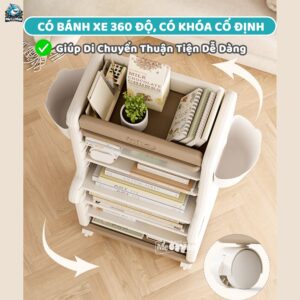 Giá sách Cá Sấu GS05